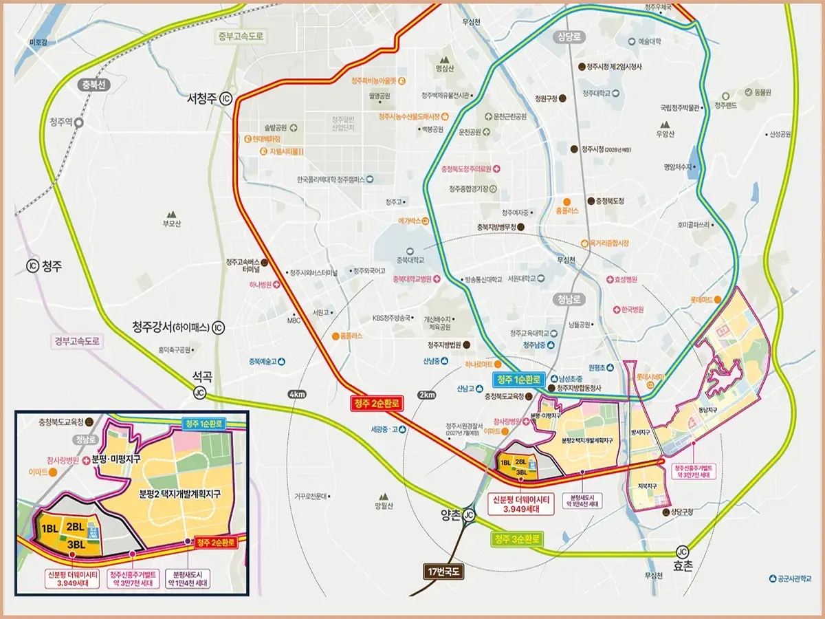 신분평 더웨이시티 제일풍경채 입지환경