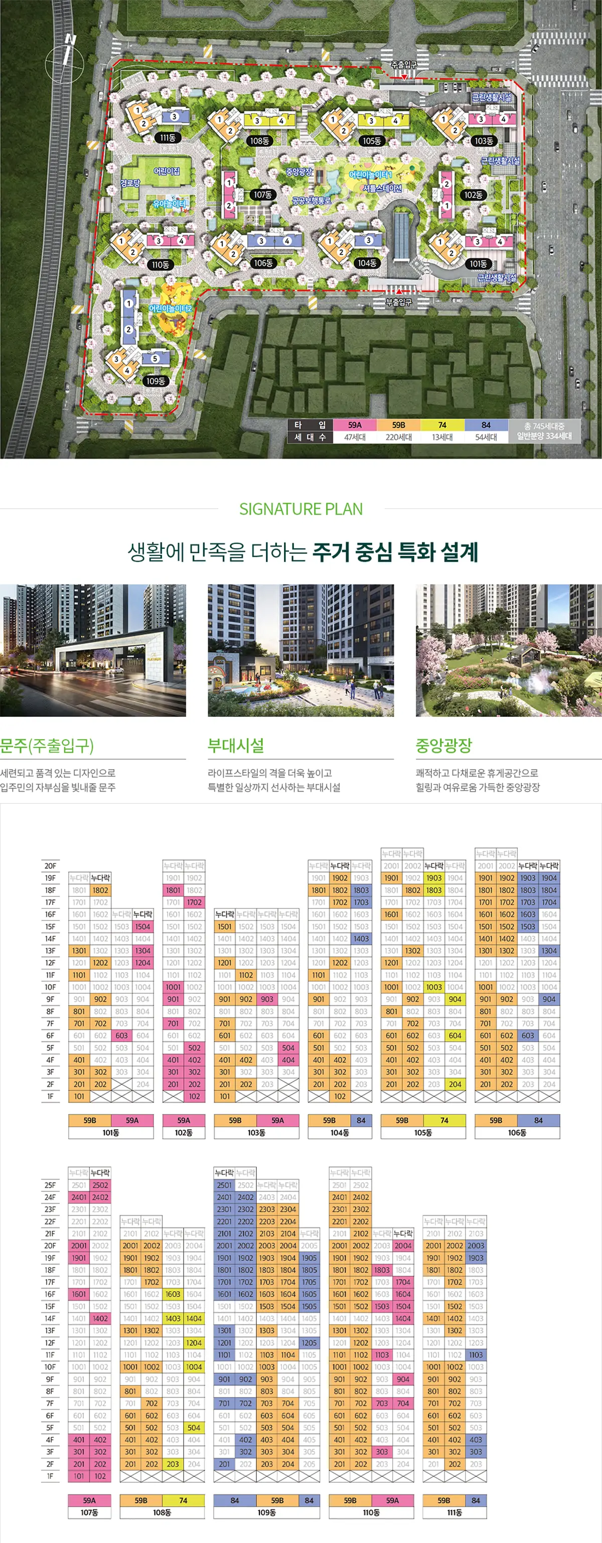 대전 쌍용더플래티넘 네이처 아파트단지안내